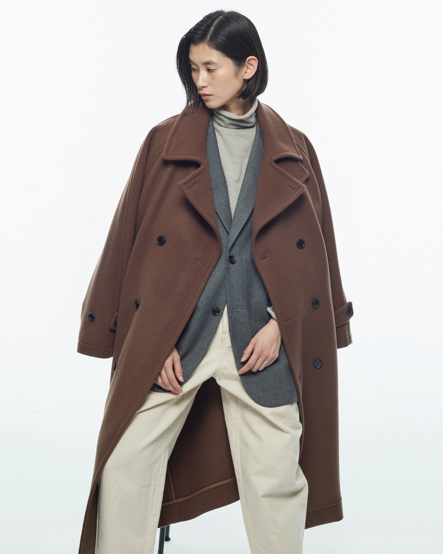 Nicholson & Nicholson Double Trench Brown