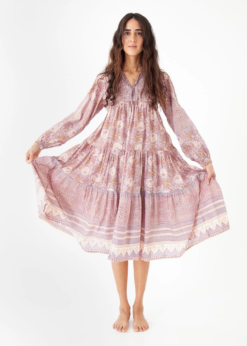Matta Yamini Booj Dress Stone-Matta-Thistle Hill