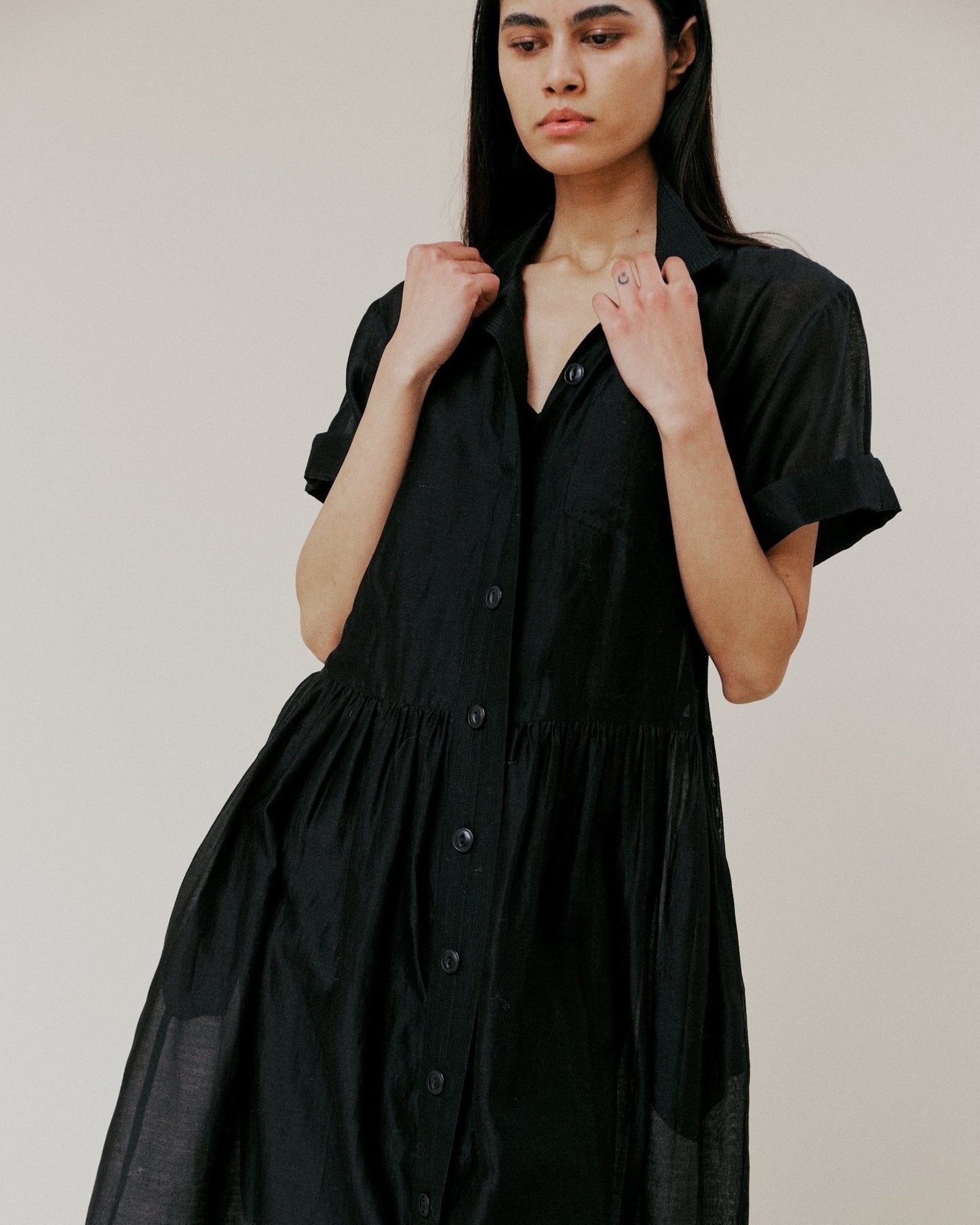 NYMåNE Stockholm Dress Black-NYMåNE-Thistle Hill
