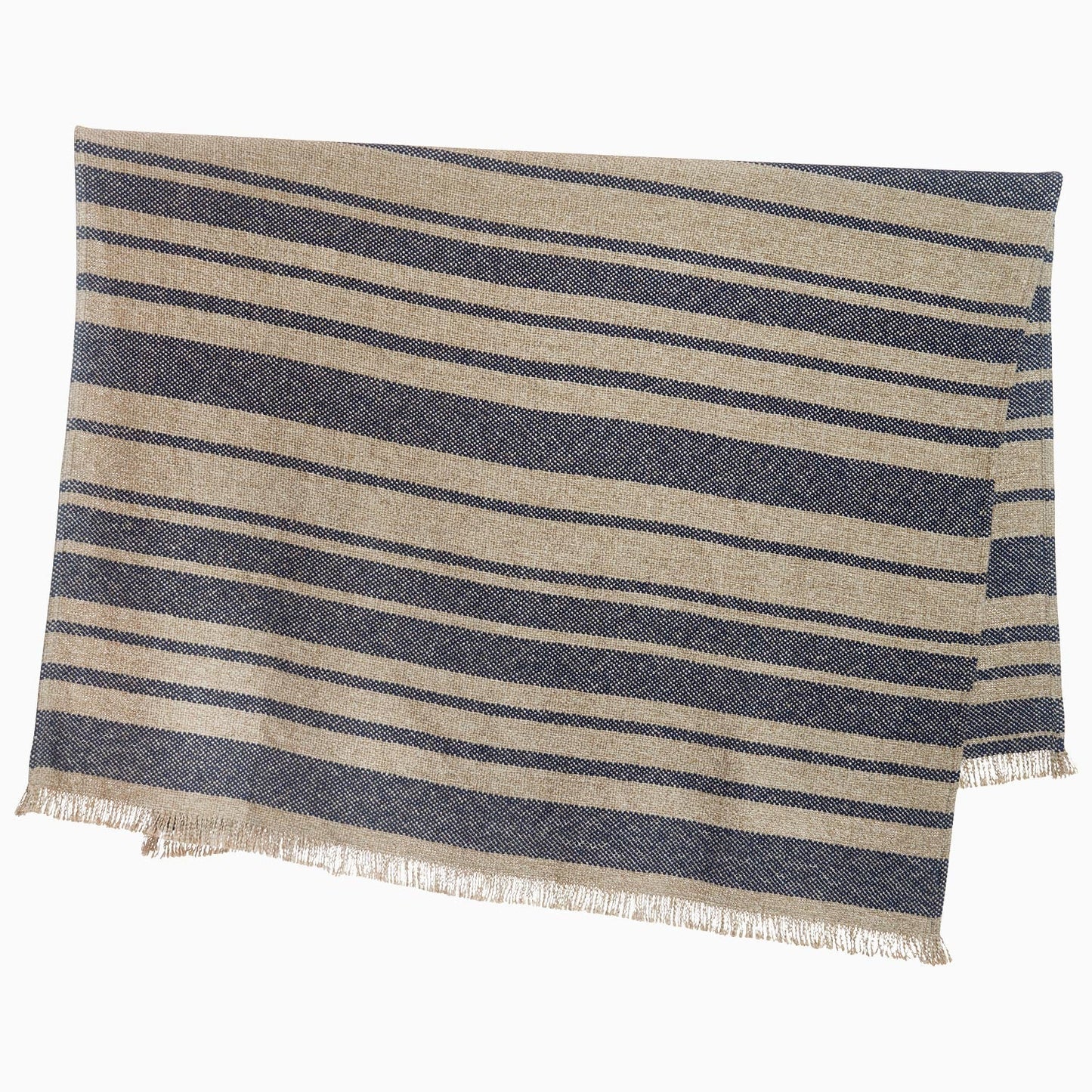 John Robshaw Ekram Indigo Throw-John Robshaw-Thistle Hill