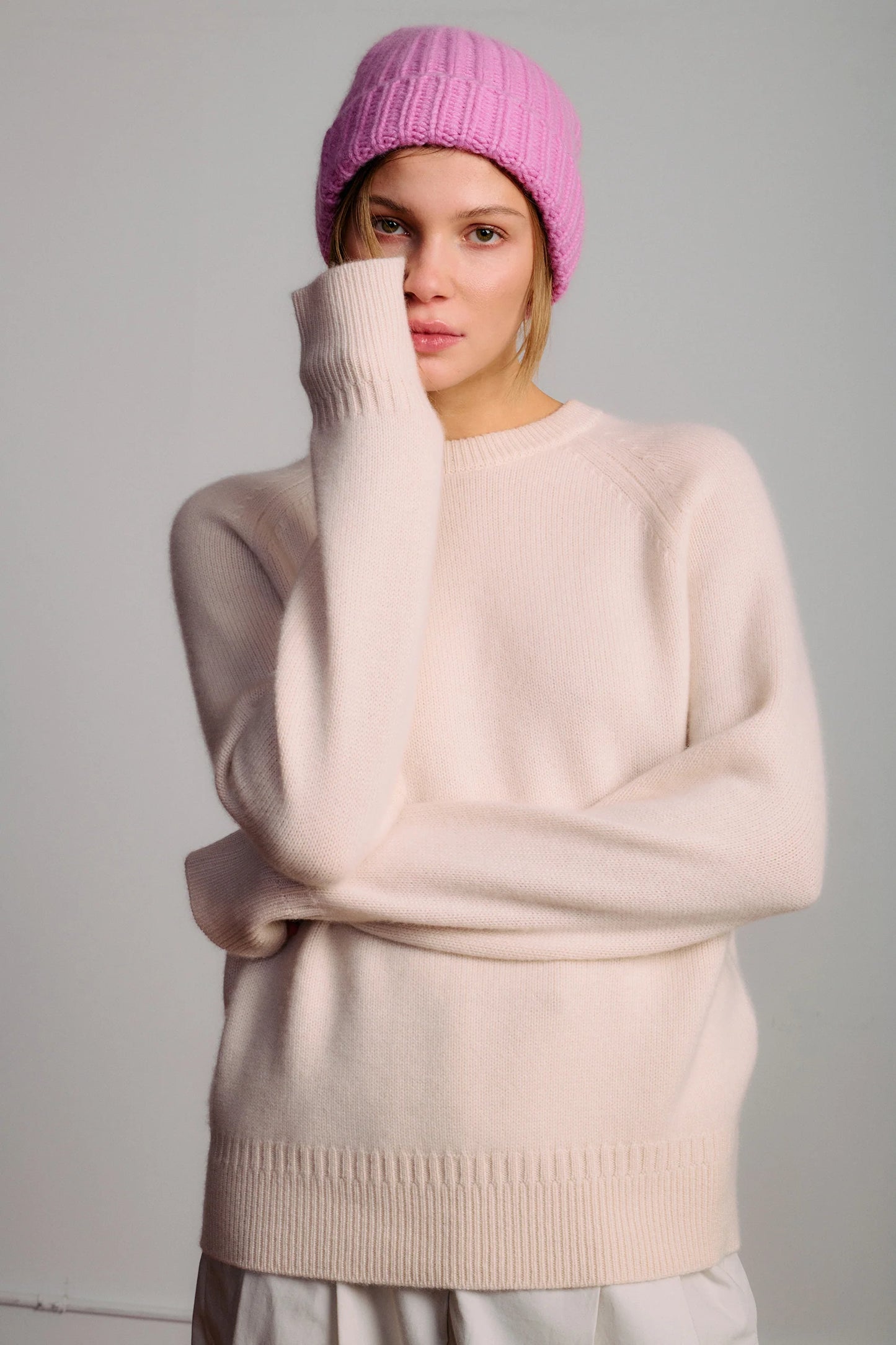 Organic by John Patrick Constance Cashmere Sweatshirt Shell-Organic by John Patrick-Thistle Hill