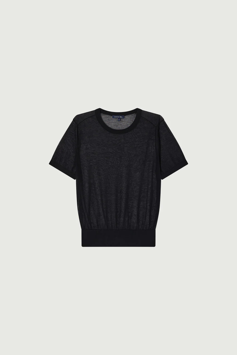 Soeur Dua Tissue Weight Sweater Black-Soeur-Thistle Hill