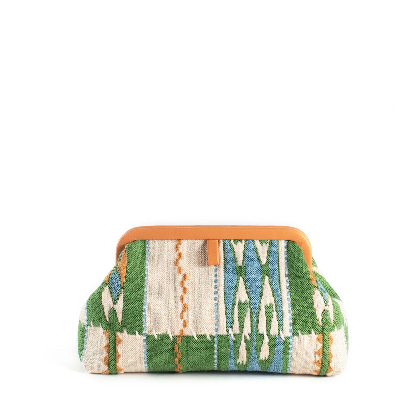 Marian Paquette Liette Green and Natural with Baby Blue-Marian Paquette-Thistle Hill