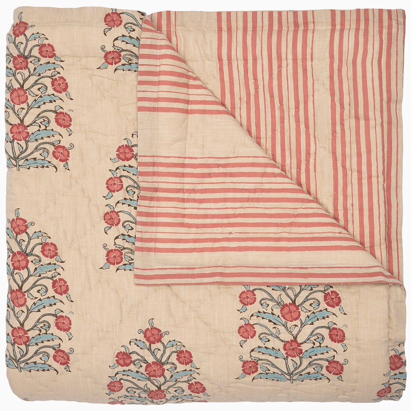 John Robshaw Misha Azalea Woven Quilt-John Robshaw-Thistle Hill