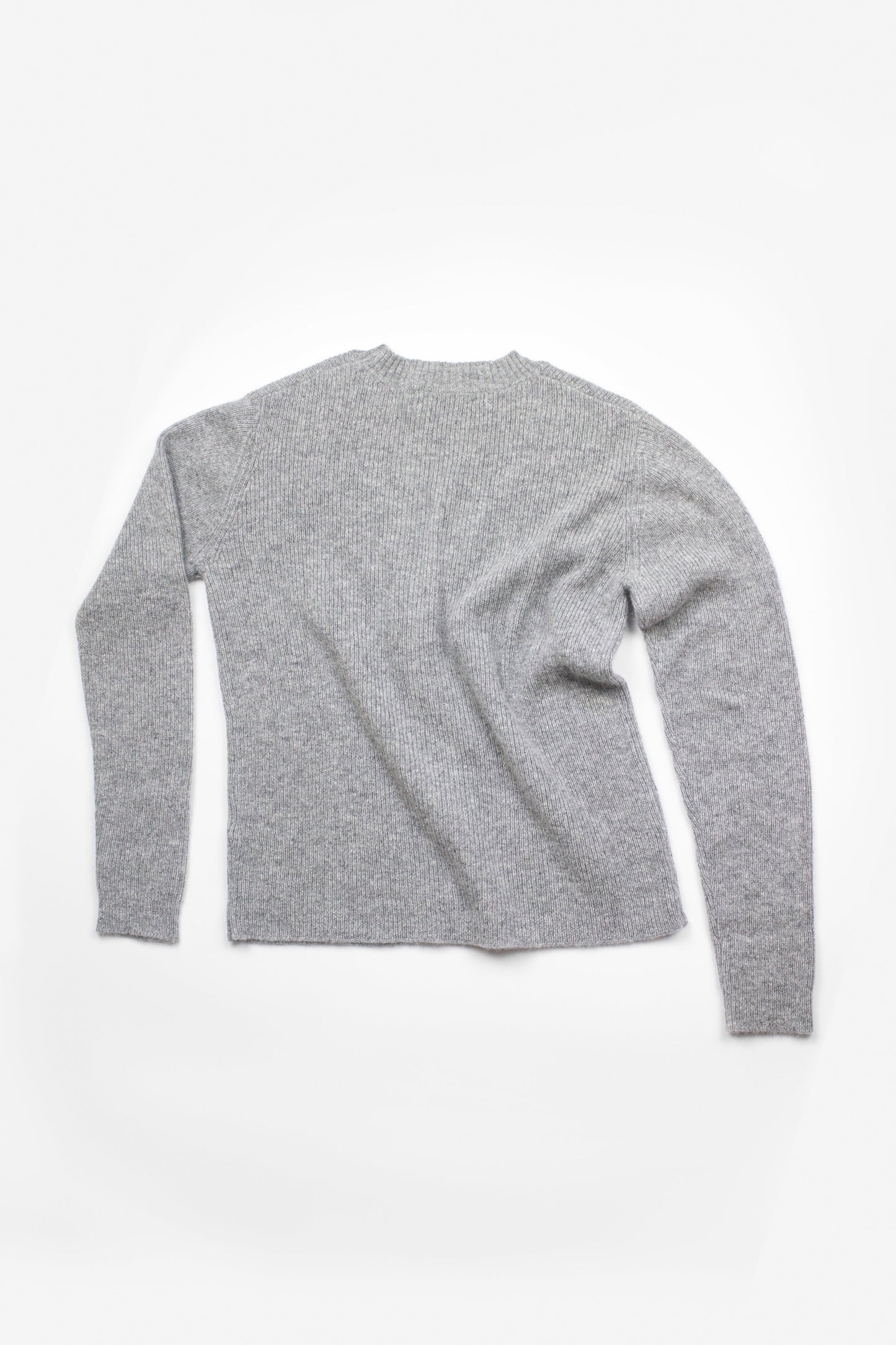Ros Duke Rib Cardigan Ash Grey