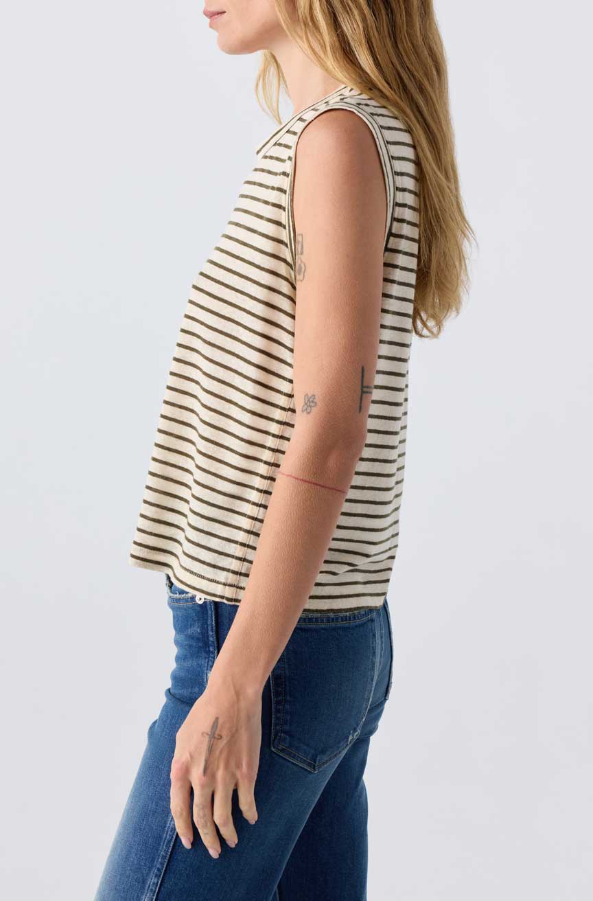 AMO Sleeveless Love Tee Reseda Multi-AMO-Thistle Hill