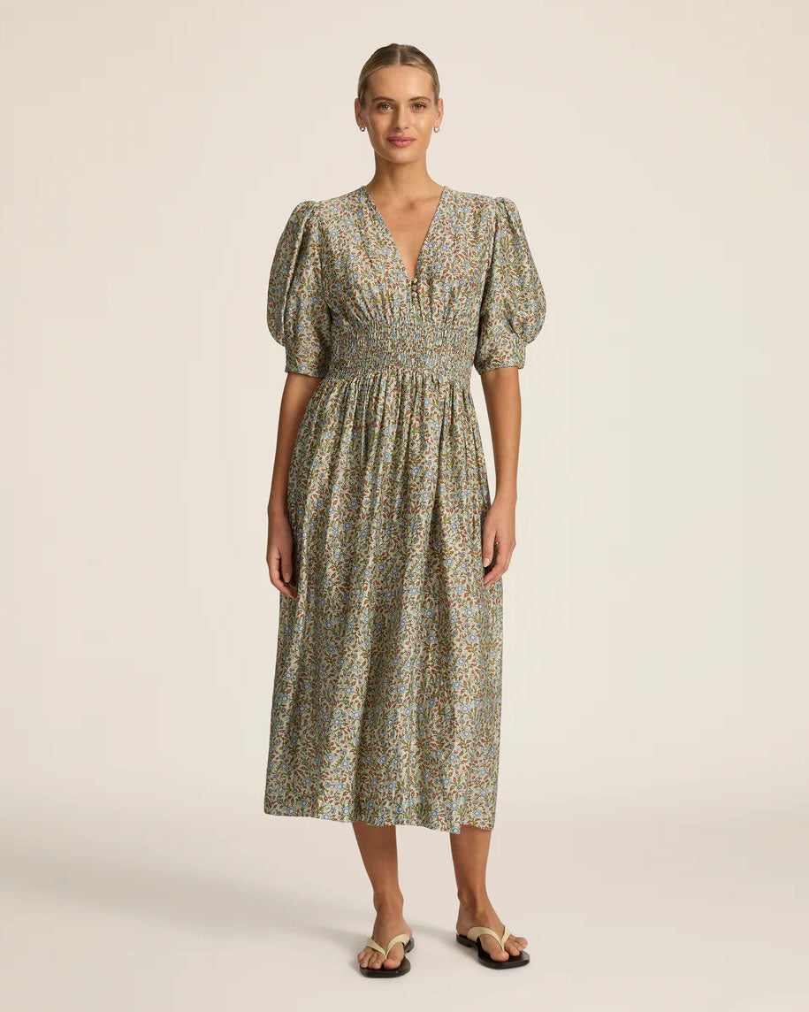 Hannah Art Wear Sophia Midi Dress Bonita Mint Hannah Art Wear Sophia Midi Dress Bonita Mint