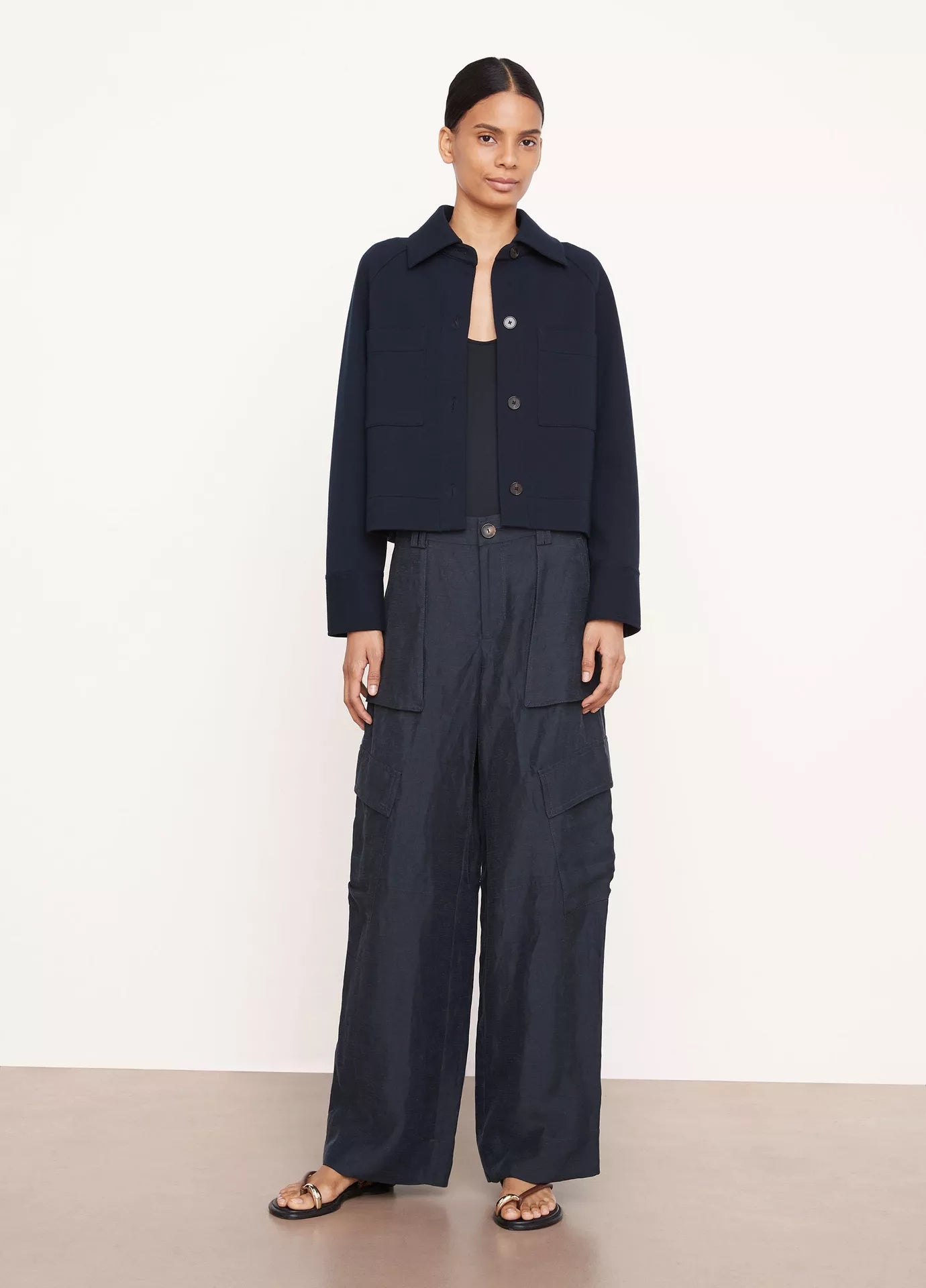 Vince Shirt Jacket Coastal Blue