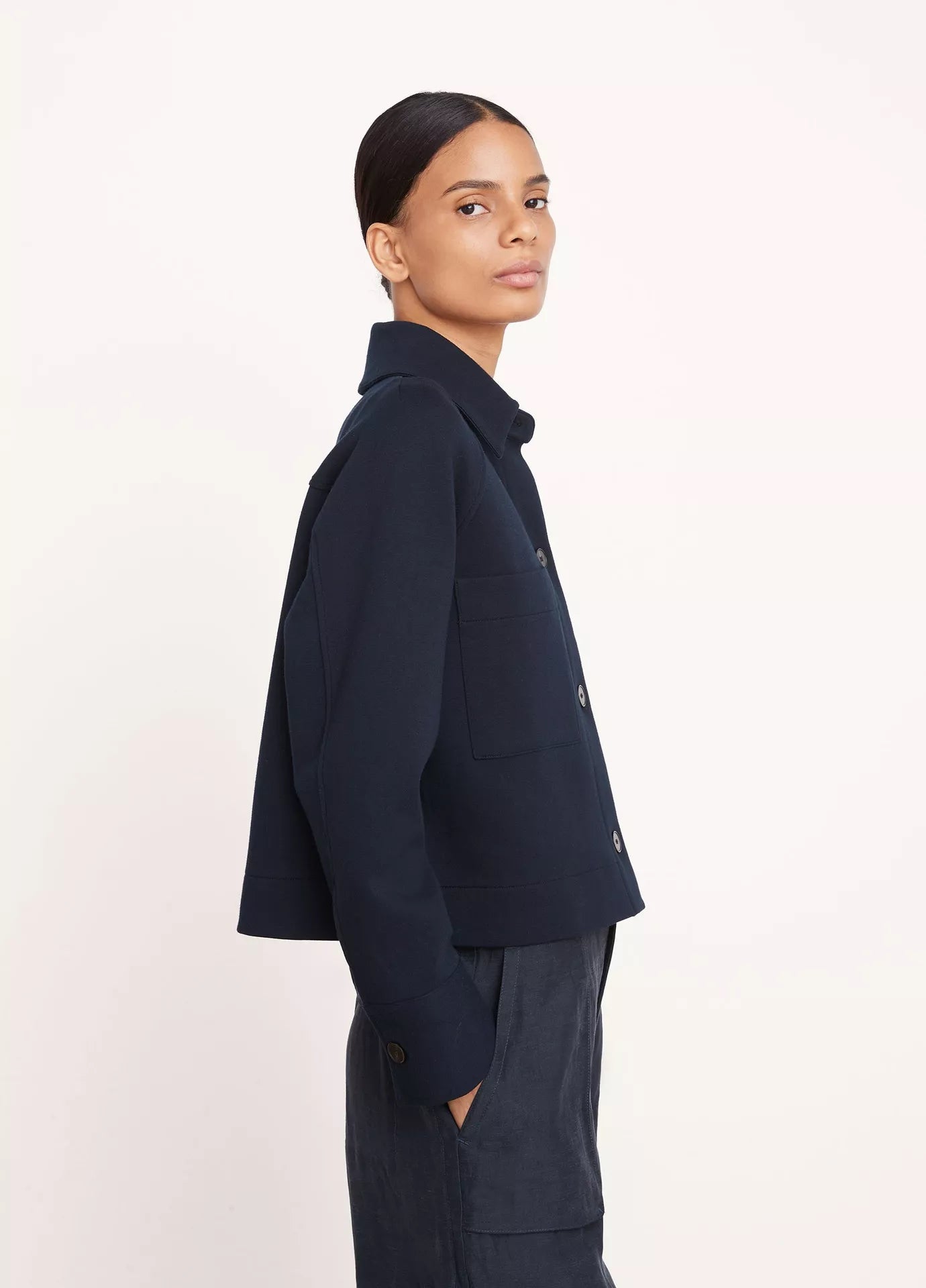 Vince Shirt Jacket Coastal Blue