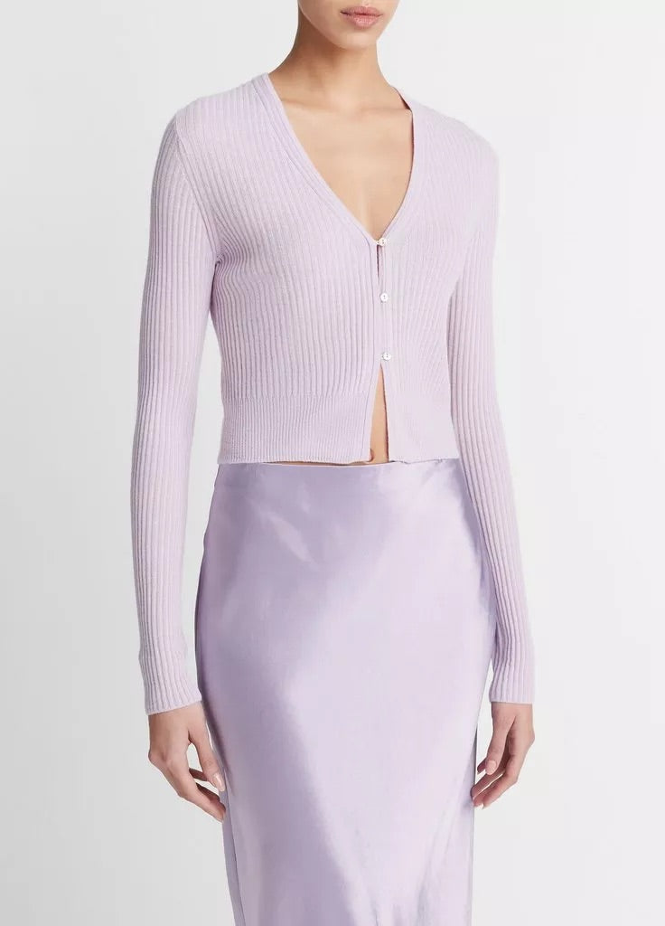 Vince Shrunken Button Cardi Sweet Pea-Vince-Thistle Hill