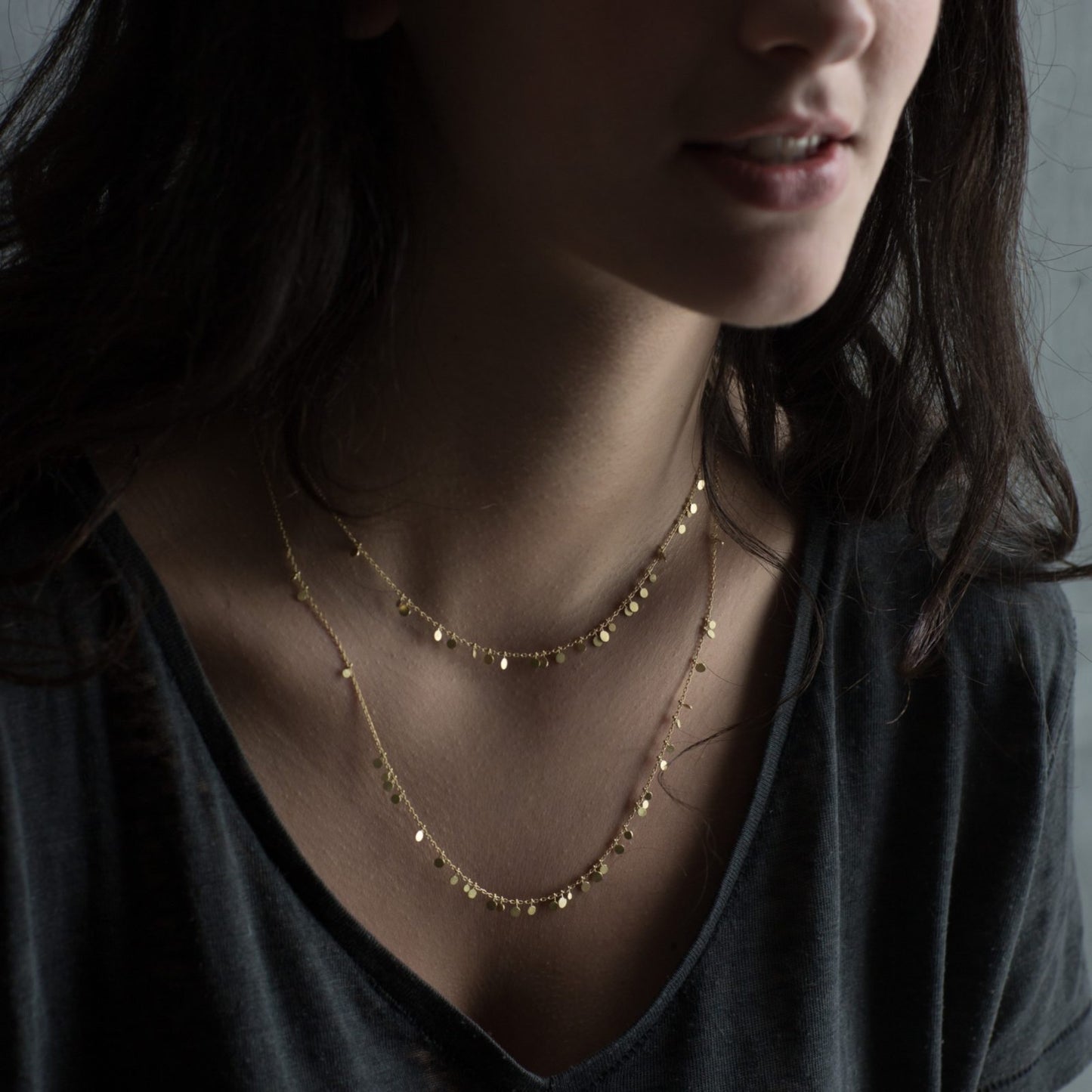 Sia Taylor 18K Random Dots Necklace-Sia Taylor-Thistle Hill