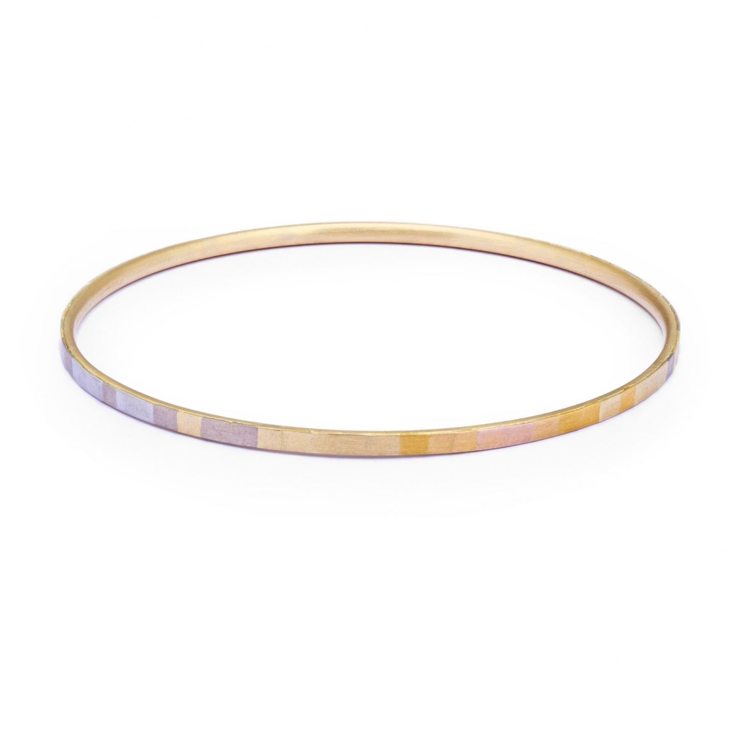 Sia Taylor 18K Rainbow Horizon Faceted Bangle-Sia Taylor-Thistle Hill
