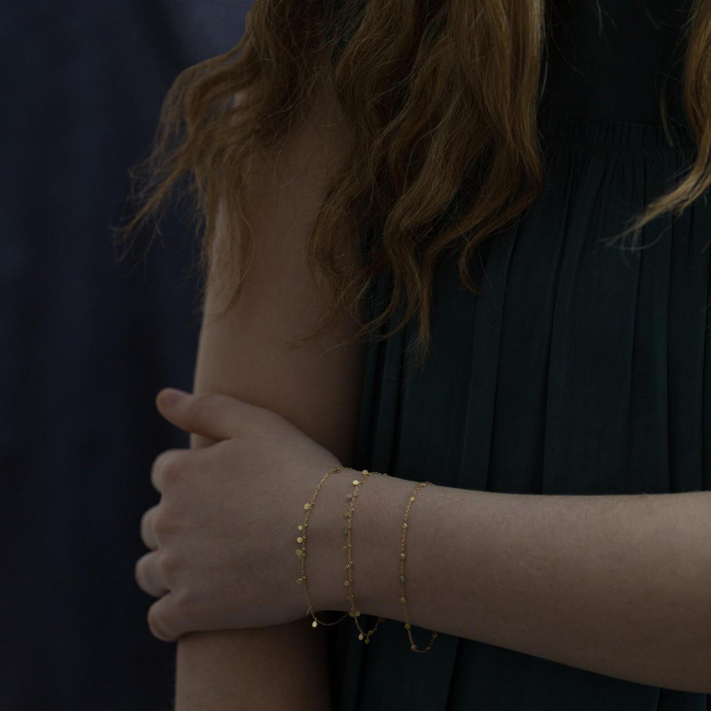 Sia Taylor 18k Rainbow Scattered Dust Bracelet-Sia Taylor-Thistle Hill