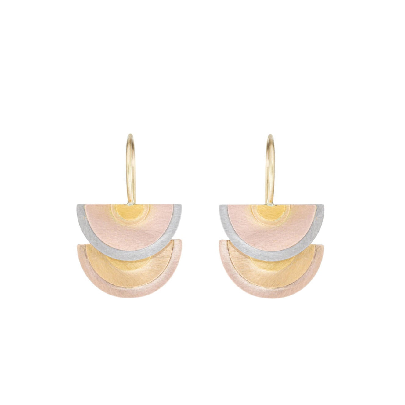 Sia Taylor 18K Rainbow Sun Halo Earrings-Sia Taylor-Thistle Hill