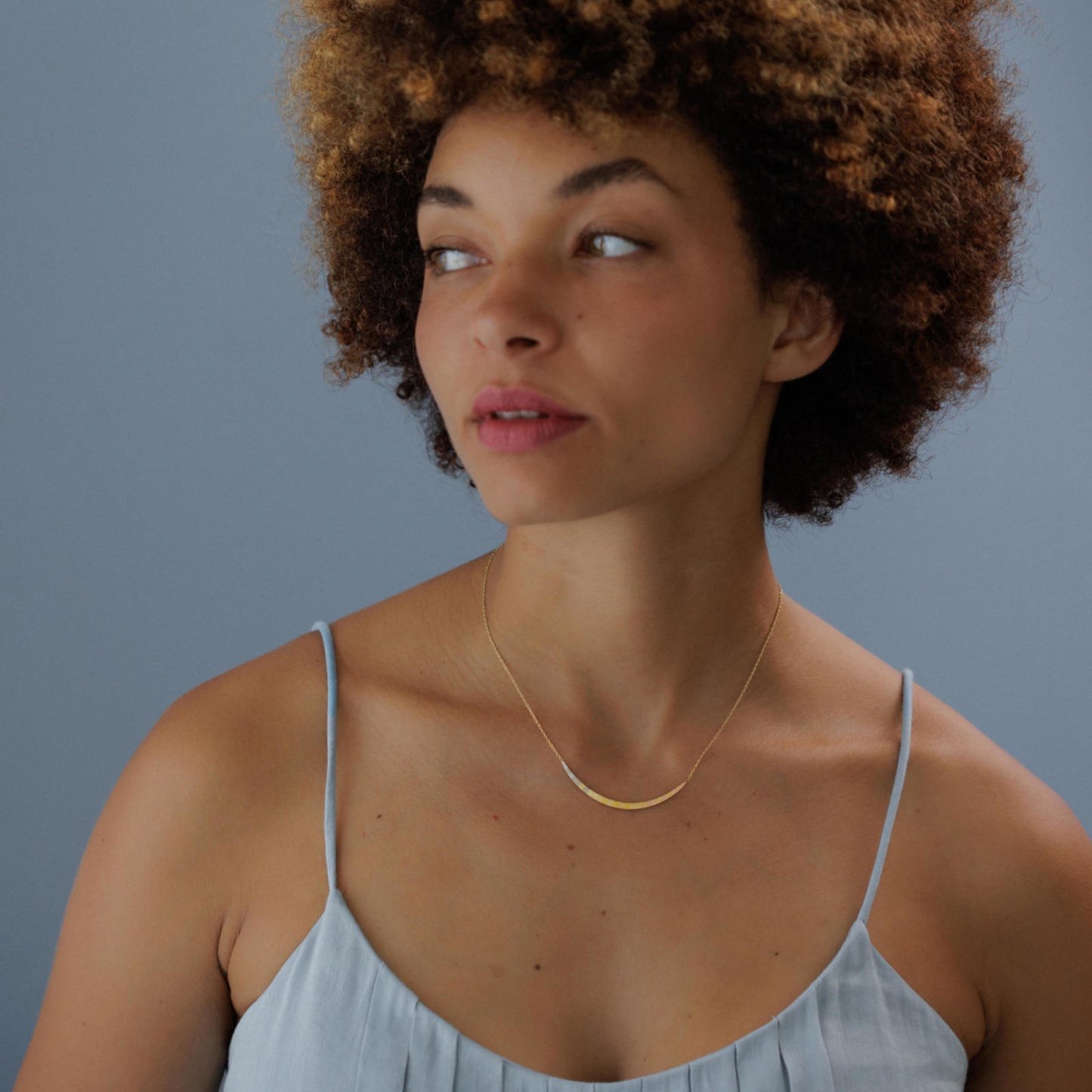 Sia Taylor Rainbow Crescent Necklace-Sia Taylor-Thistle Hill