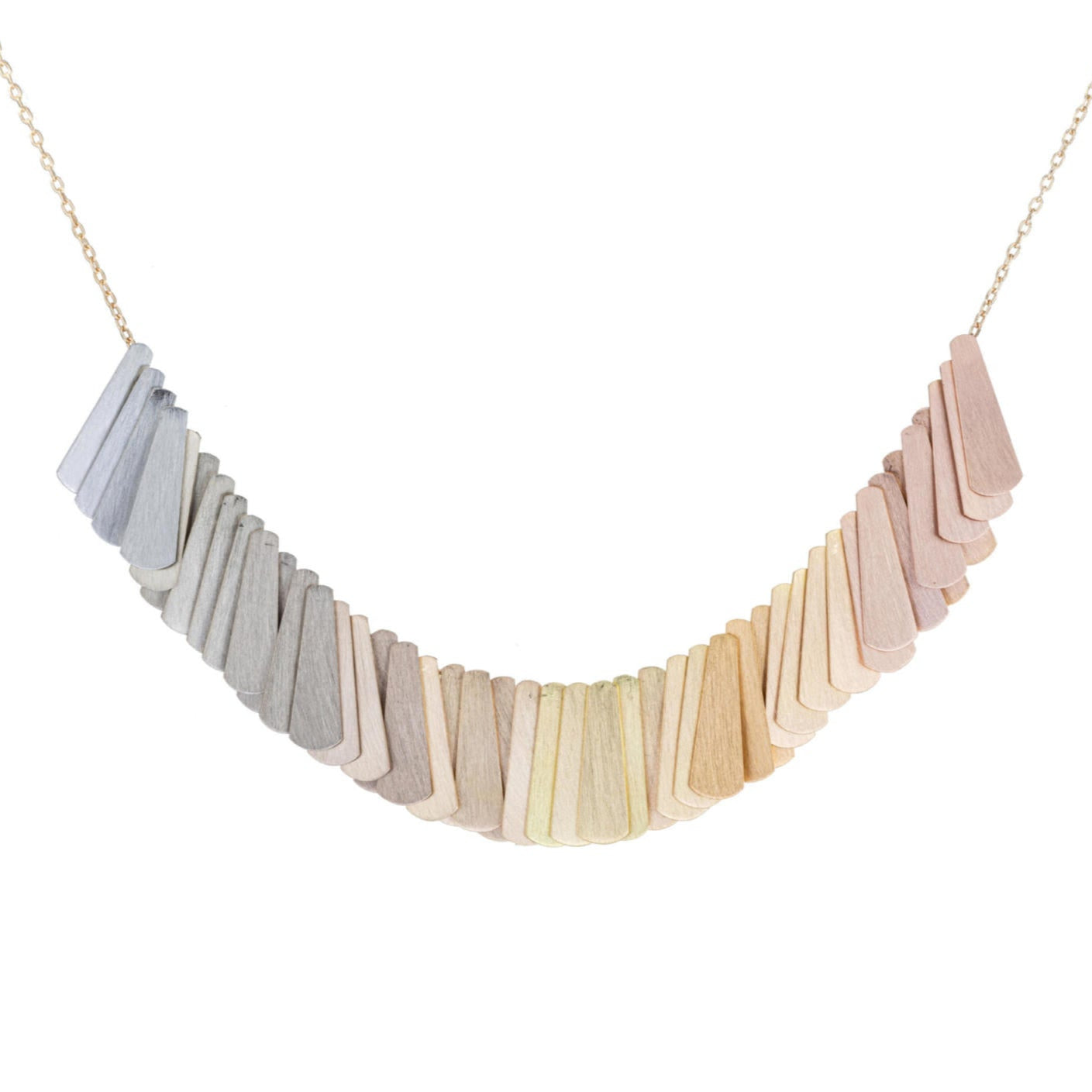 Sia Taylor 14K & Rainbow Gold Evening Light Necklace-Sia Taylor-Thistle Hill