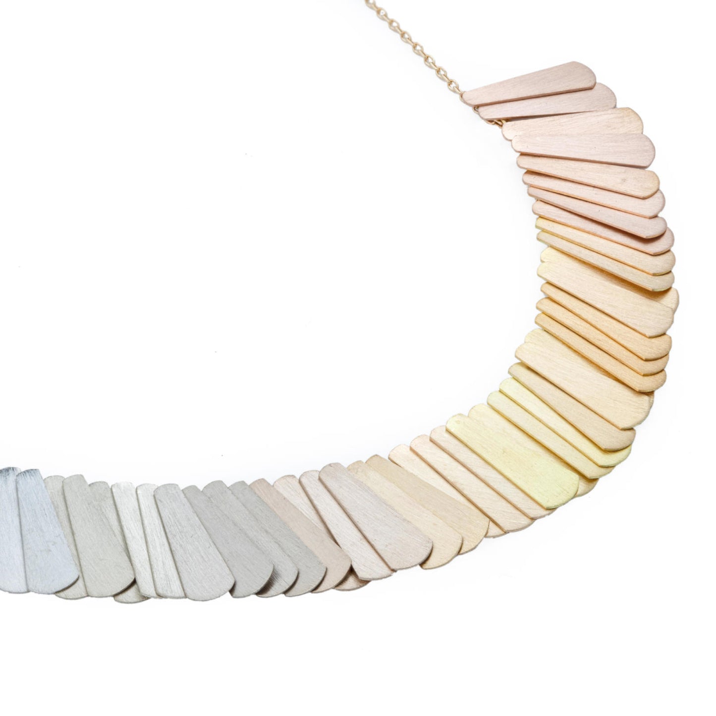 Sia Taylor 14K & Rainbow Gold Evening Light Necklace-Sia Taylor-Thistle Hill
