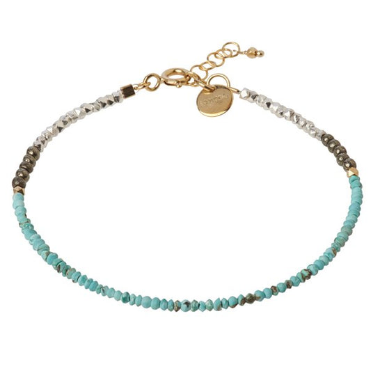 5 Octobre Sign Turquoise Bracelet