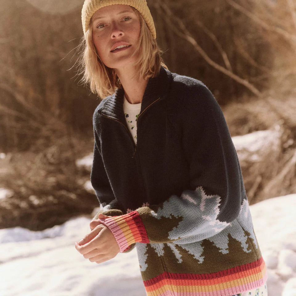 The Great Vista Full-Zip Sweater Evergreen-The Great-Thistle Hill