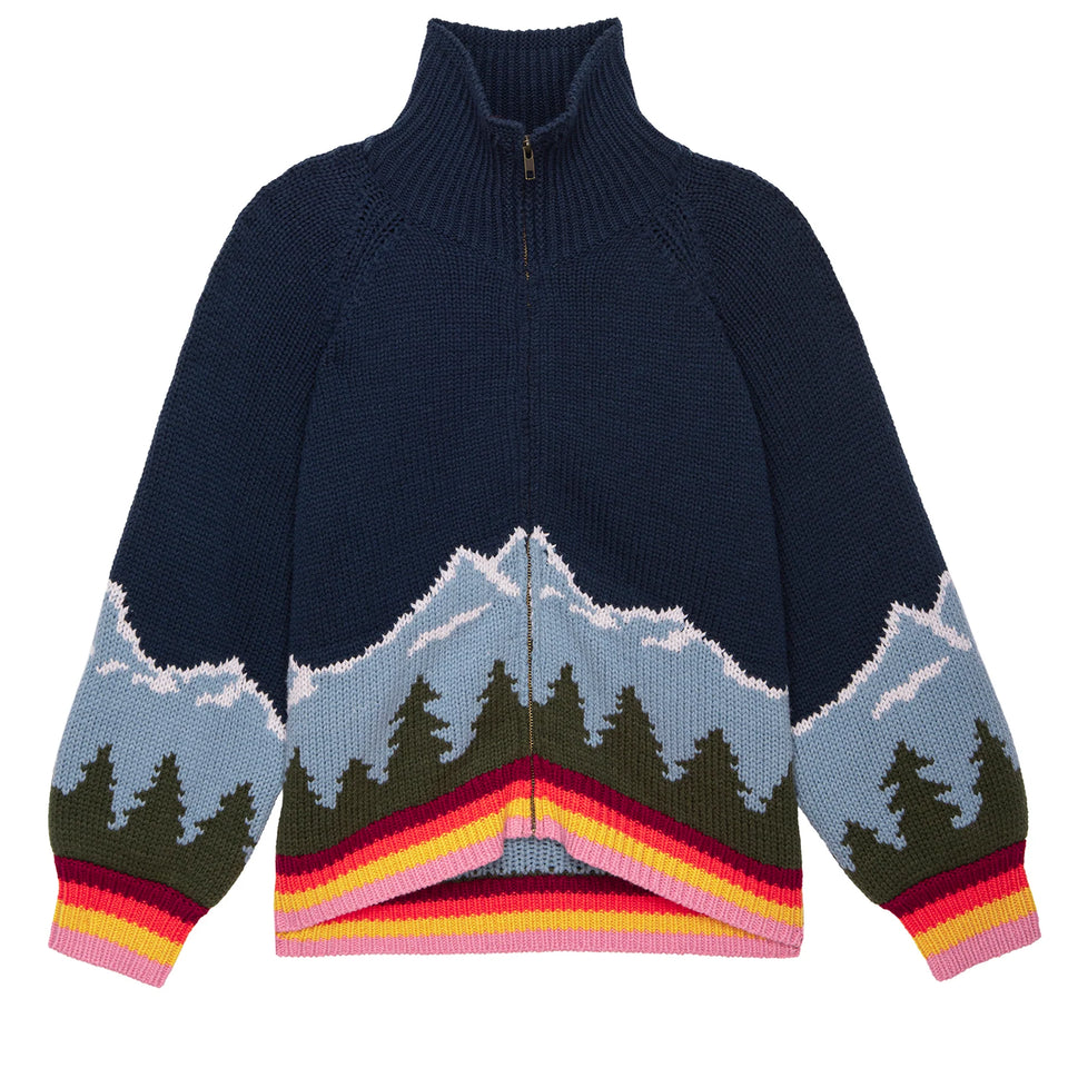 The Great Vista Full-Zip Sweater Evergreen-The Great-Thistle Hill