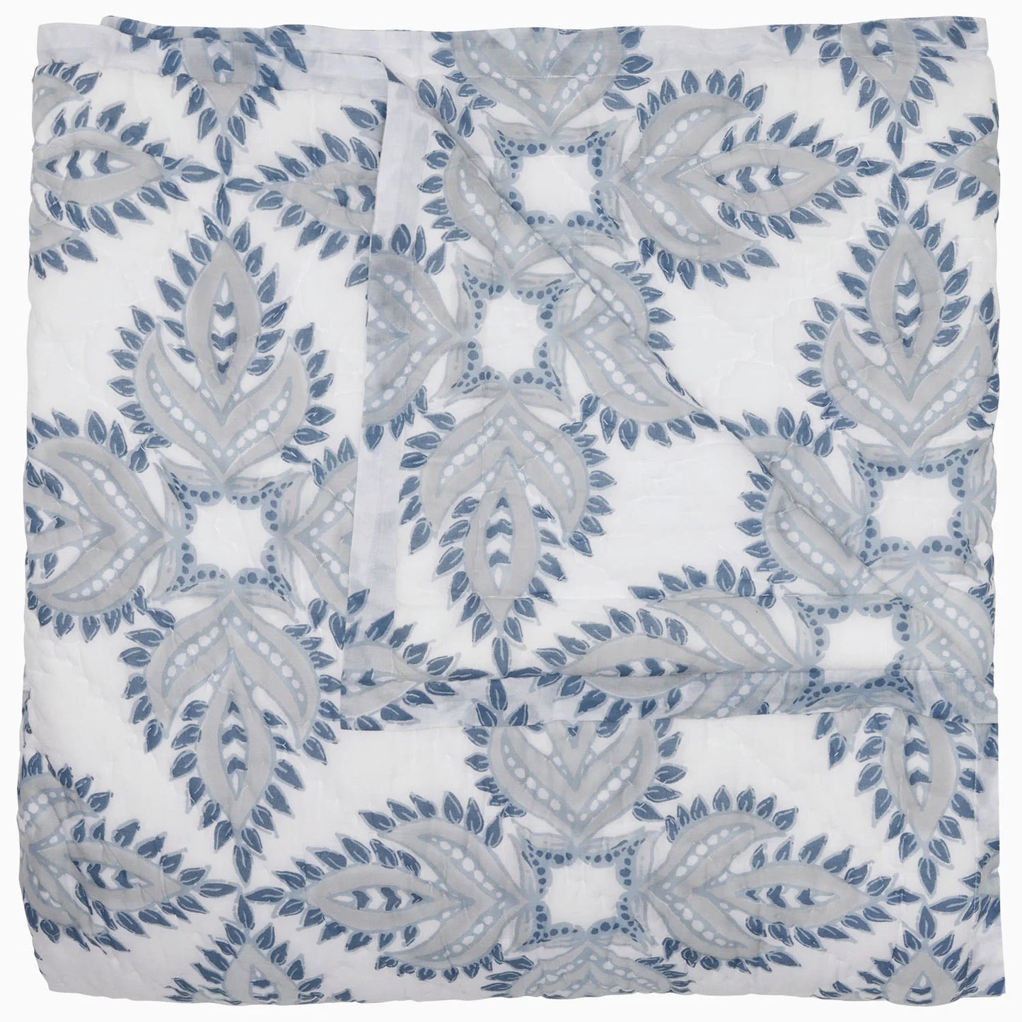 John Robshaw Dasati Lapis Quilt-John Robshaw-Thistle Hill