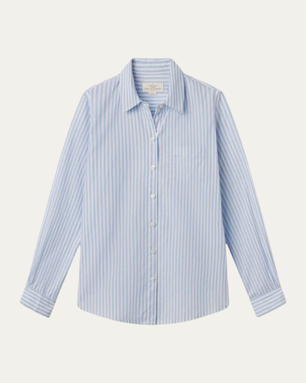 Trovata Grace Classic Shirt Blue Coastal Stripe-Trovata-Thistle Hill
