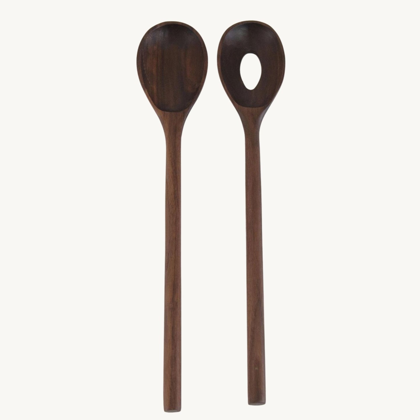 KHEM Salad Server Set Walnut-KHEM-Thistle Hill