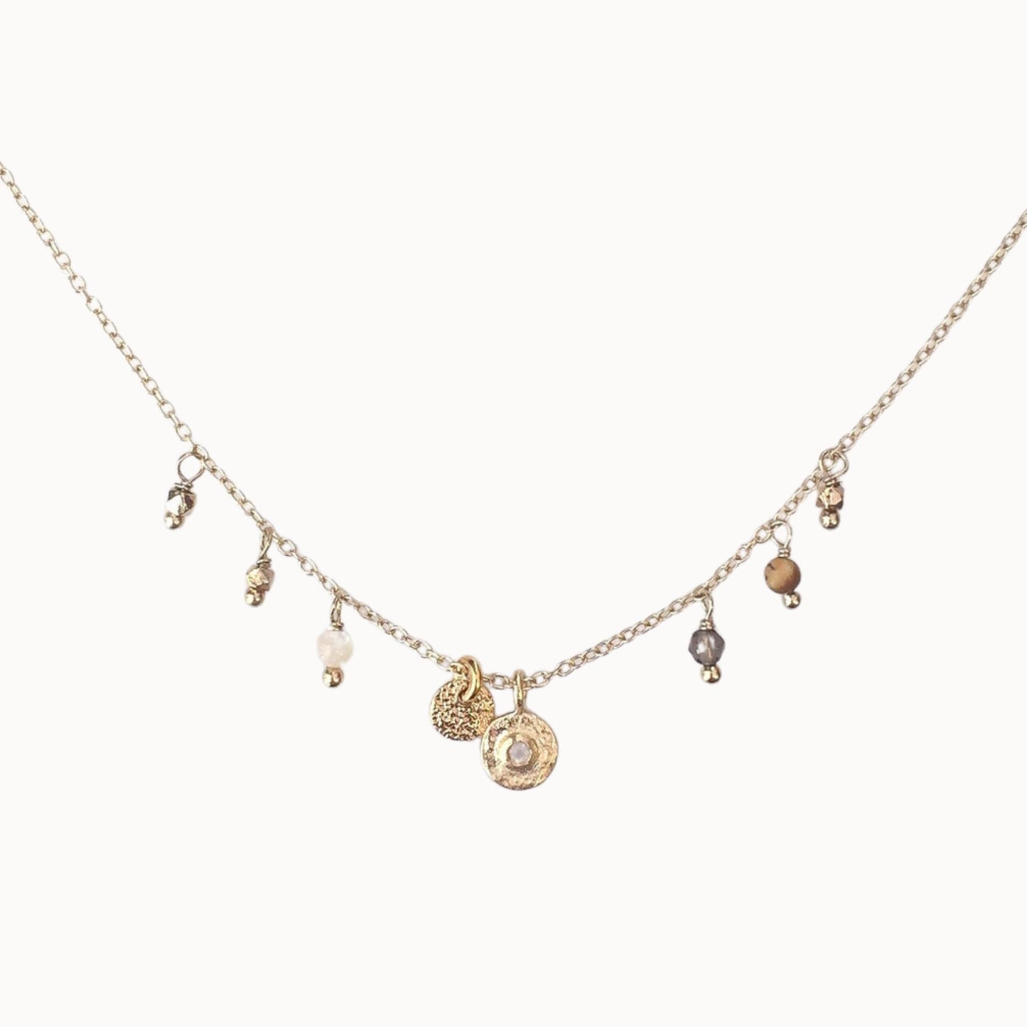 5 Octobre Loop Pierre de Lune Necklace-5 Octobre-Thistle Hill