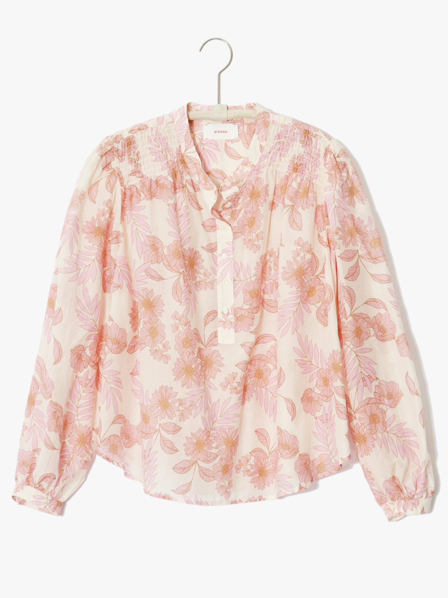 Xirena Beau Shirt Blush Ivory