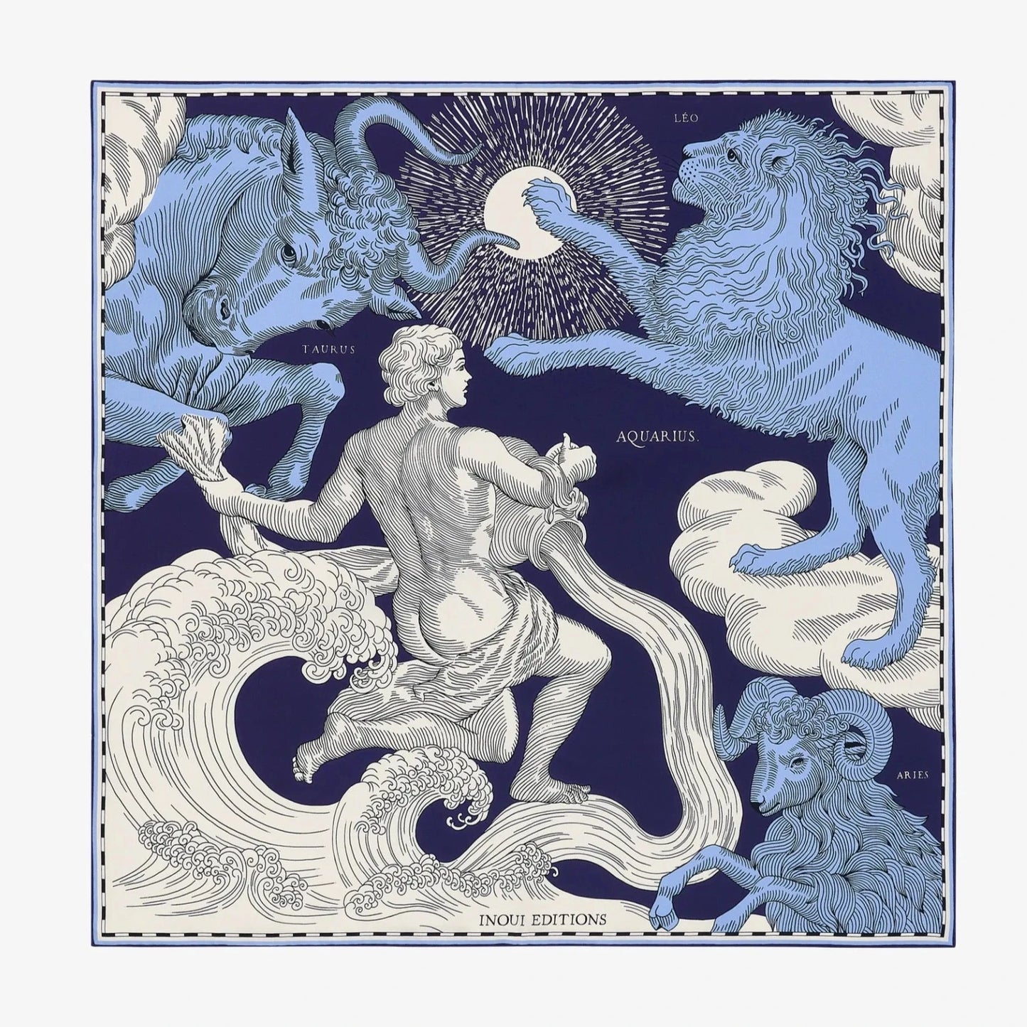 Inoui Editions Square 65 Astro Aquarius Blue-Inoui Editions-Thistle Hill
