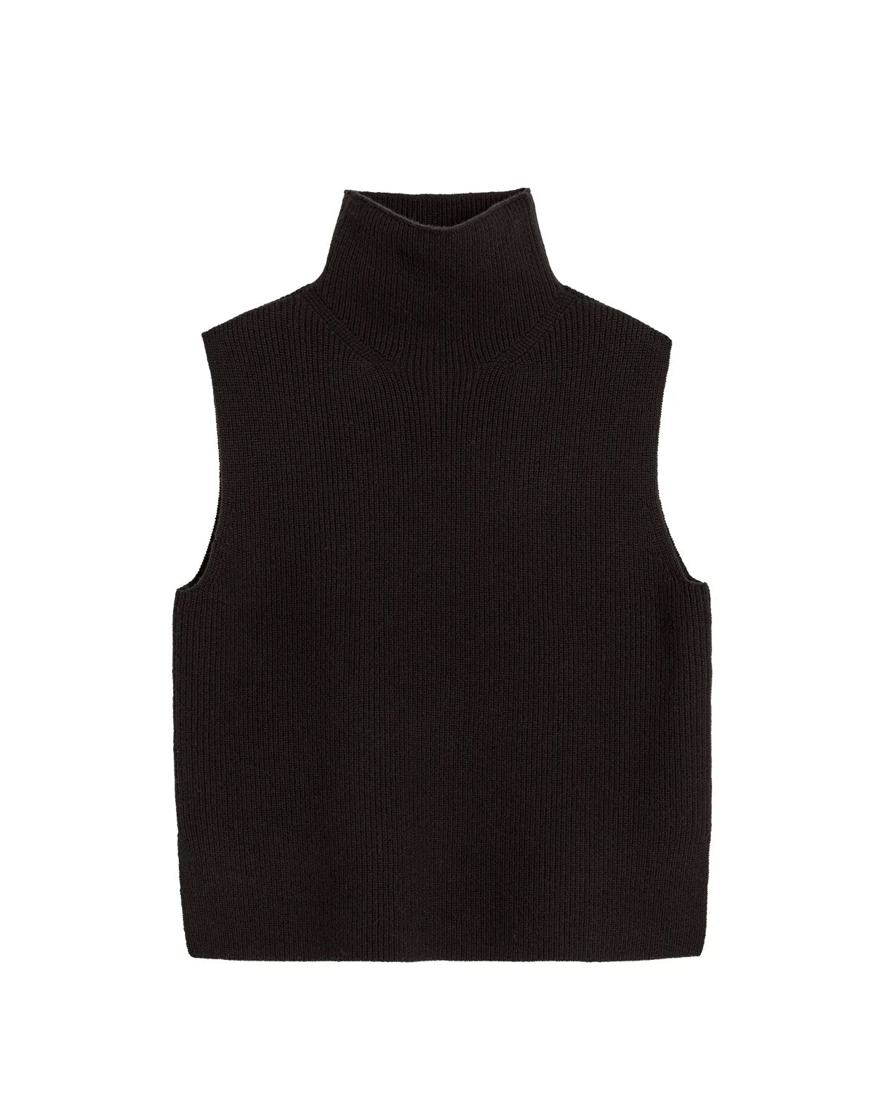 Demylee Aniyah Merino Wool Vest Black-Demylee-Thistle Hill