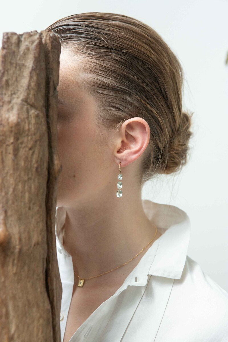 5 Octobre 131A N°9 14k Earrings-5 Octobre-Thistle Hill