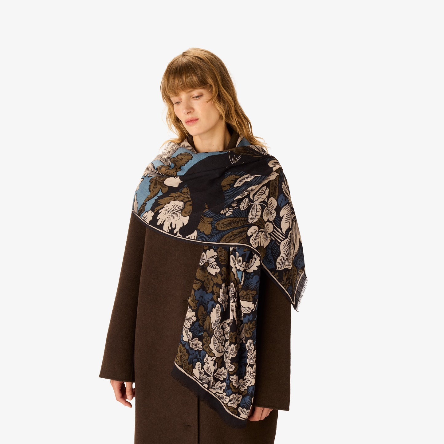 Inoui Editions Scarf 55 Panthere Denim-Inoui Editions-Thistle Hill