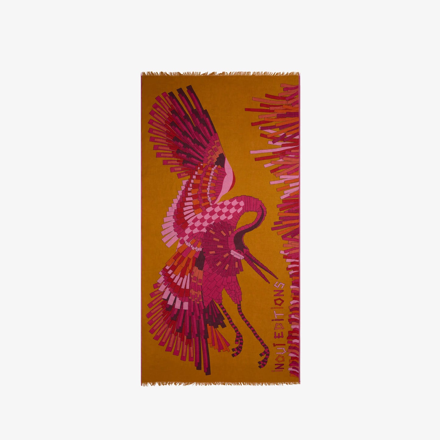Inoui Editions Scarf 100 Cashmere Modal Sagi Saffron-Inoui Editions-Thistle Hill