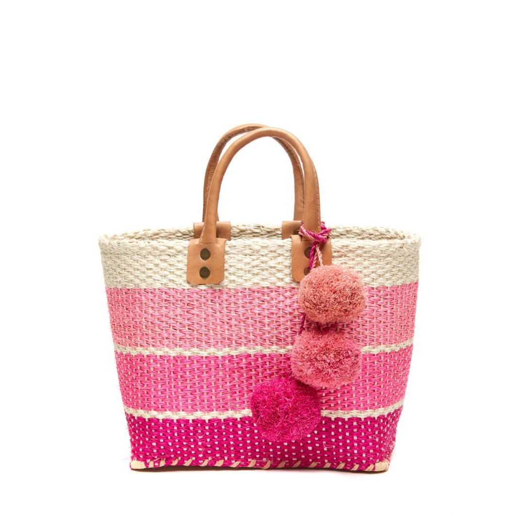 Mar Y Sol Petite Samana Tote Pink-Mar Y Sol-Thistle Hill
