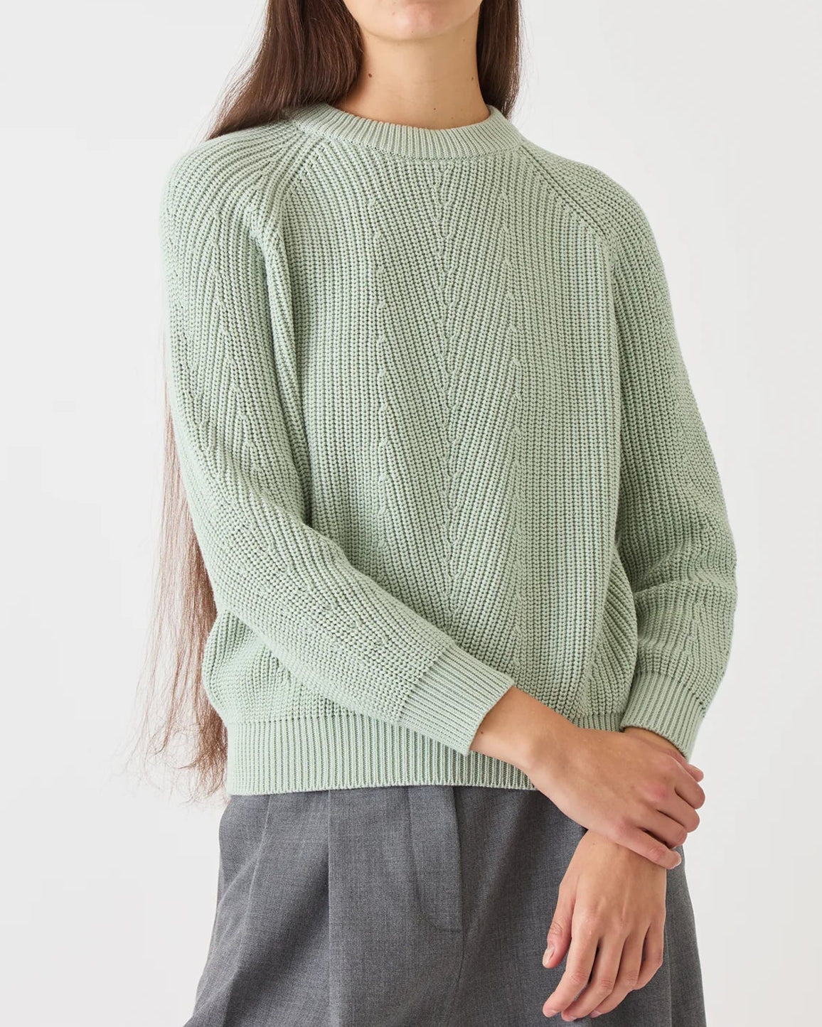 Demylee Chelsea Organic Cotton Sweater Mint-Demylee-Thistle Hill