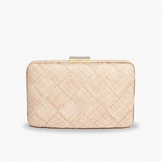 Cosette Woven Straw Clutch-Thistle Hill-Thistle Hill
