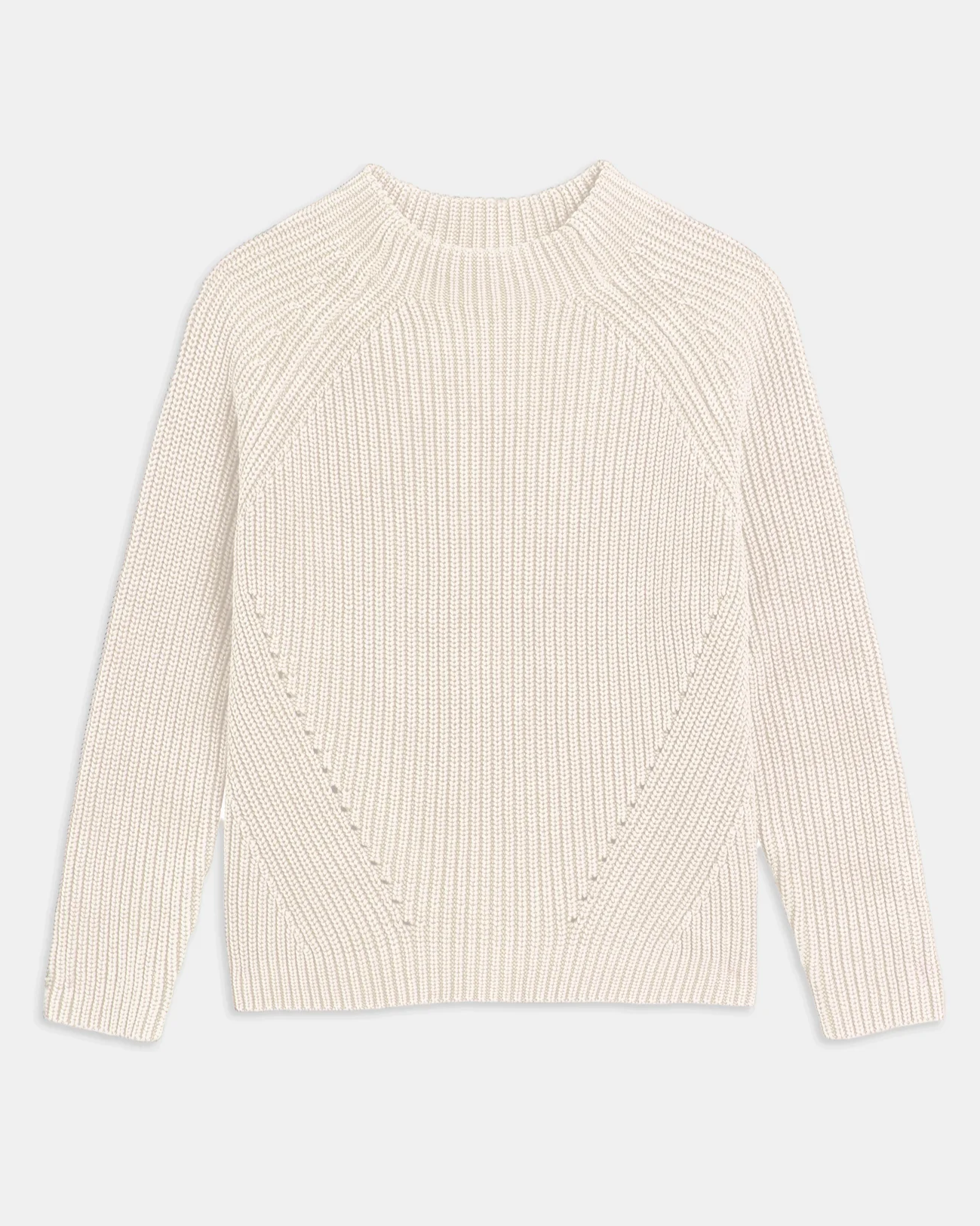 Demylee Daphne Washed Cotton Sweater Off White-Demylee-Thistle Hill