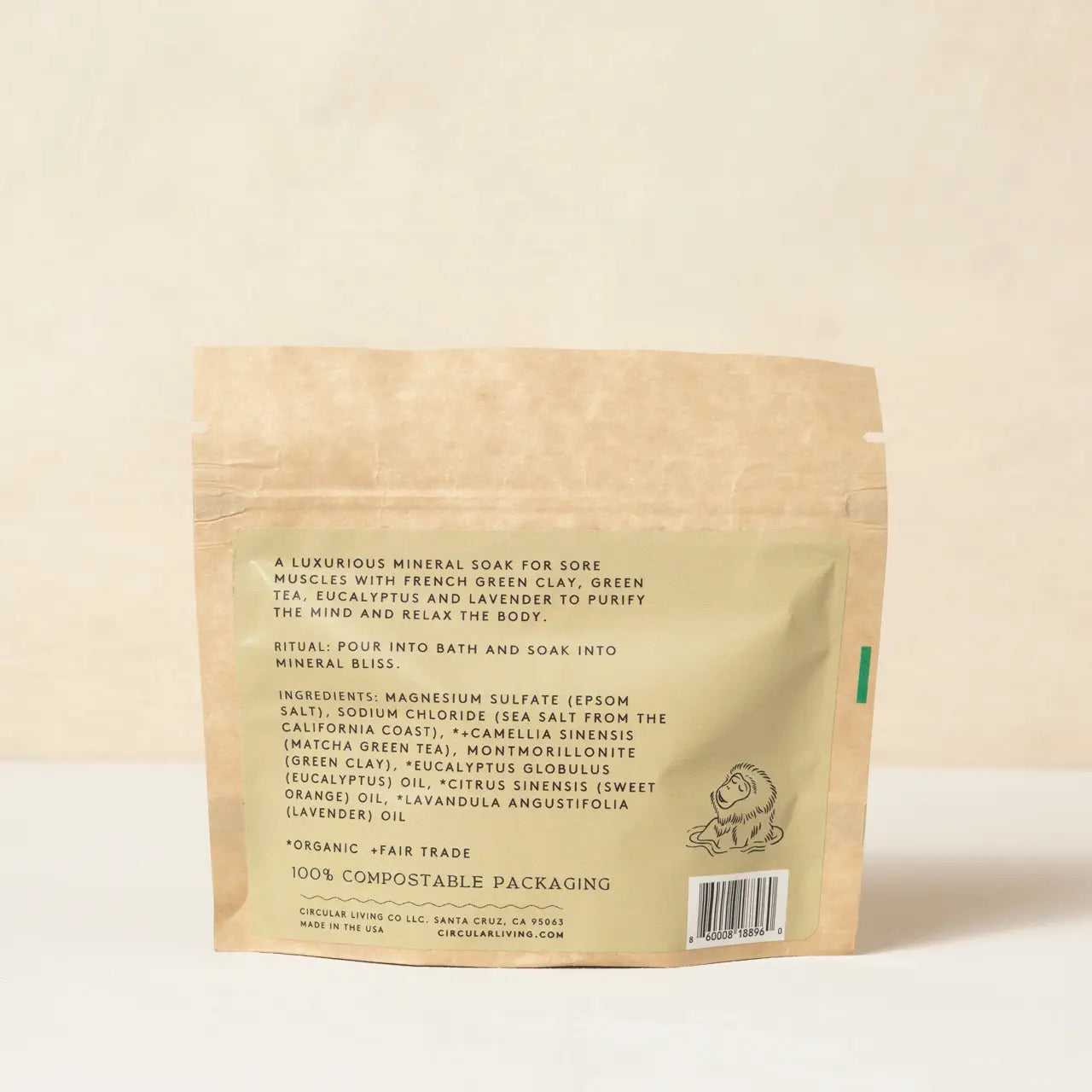 Circular Living Mineral Bath Soak Green Tea & Eucalypus-Circular Living-Thistle Hill
