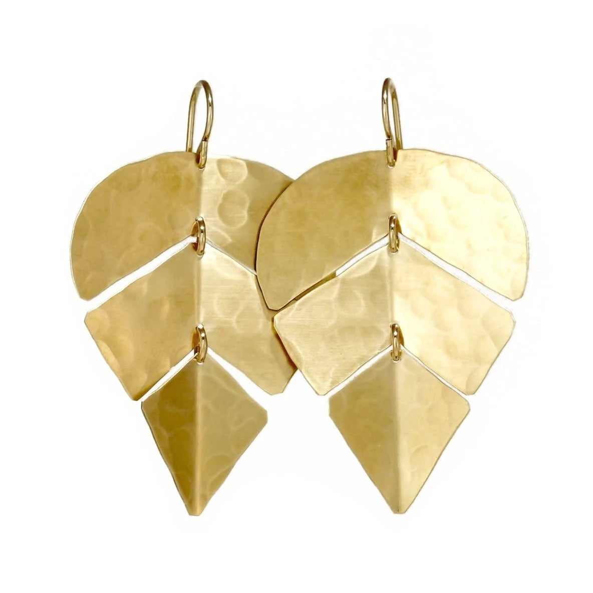 Carolyn Keys Ola Brass Earrings-Carolyn Keys-Thistle Hill