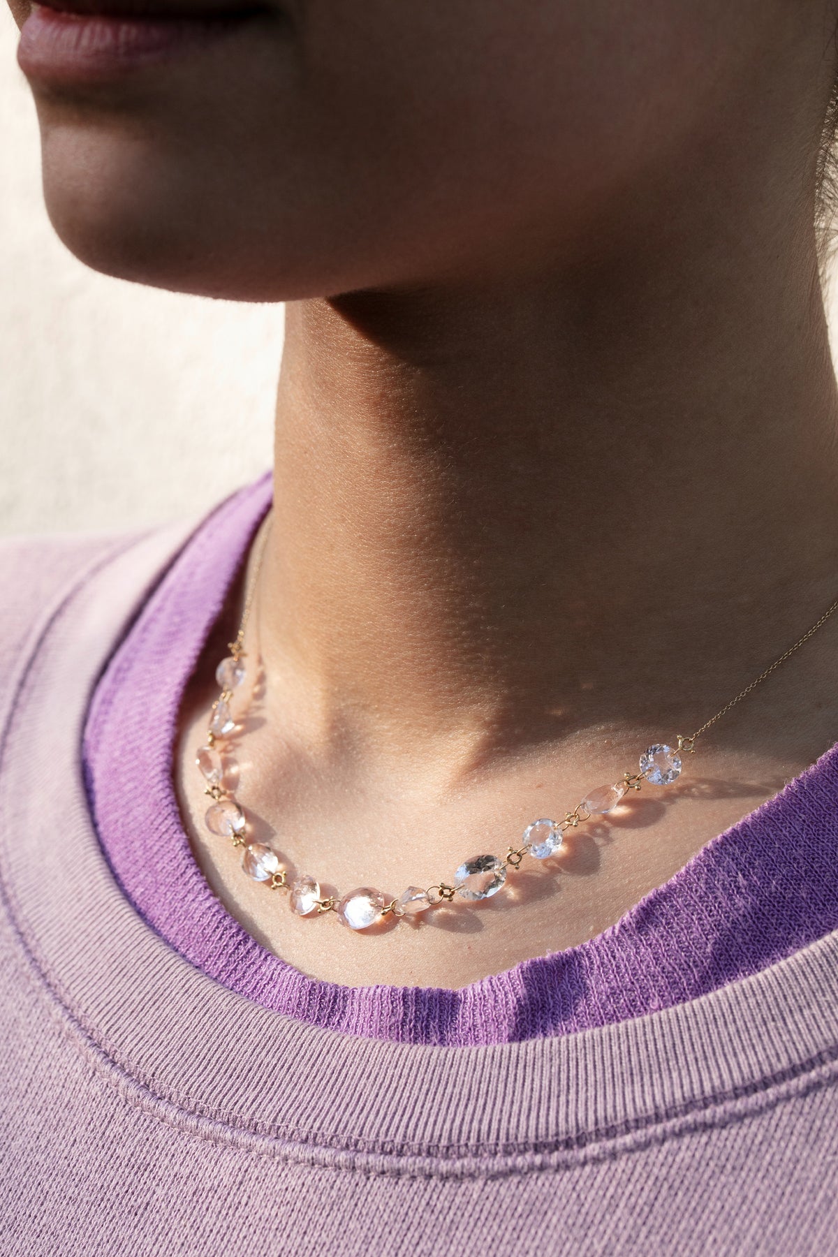 5 Octobre Riv Morganite Necklace-5 Octobre-Thistle Hill