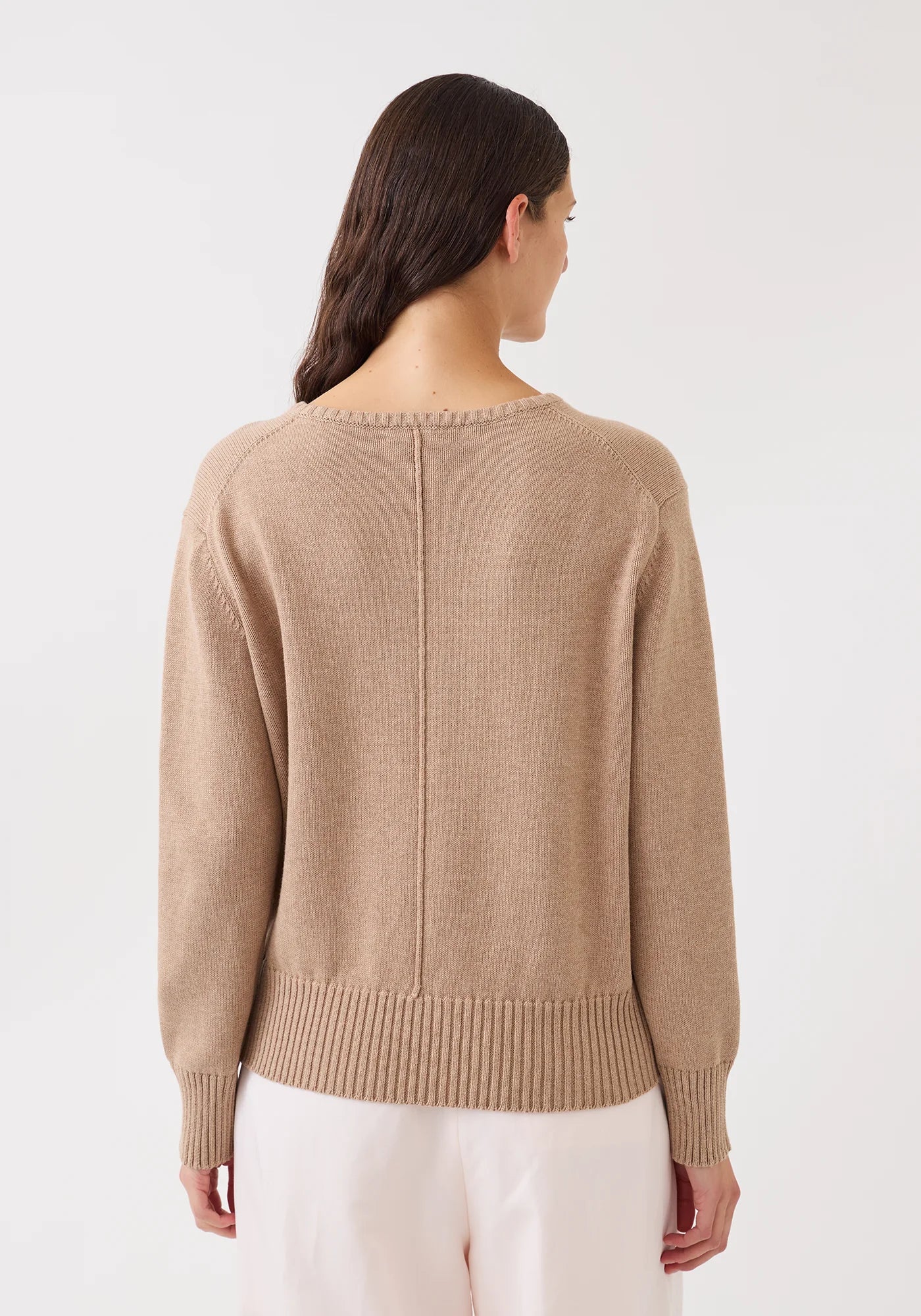Demylee Elena Cotton Cashmere Sweater Cashew-Demylee-Thistle Hill