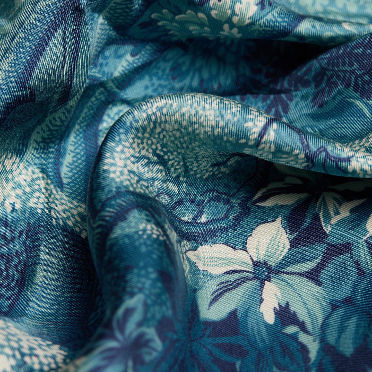 Inoui Editions Square 70 Come Duck Blue Scarf-Inoui Editions-Thistle Hill