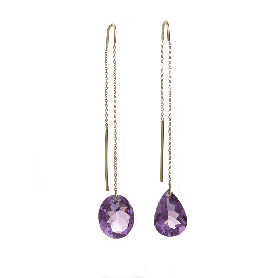 5 Octobre Tena Violet Amethyst Earrings-5 Octobre-Thistle Hill
