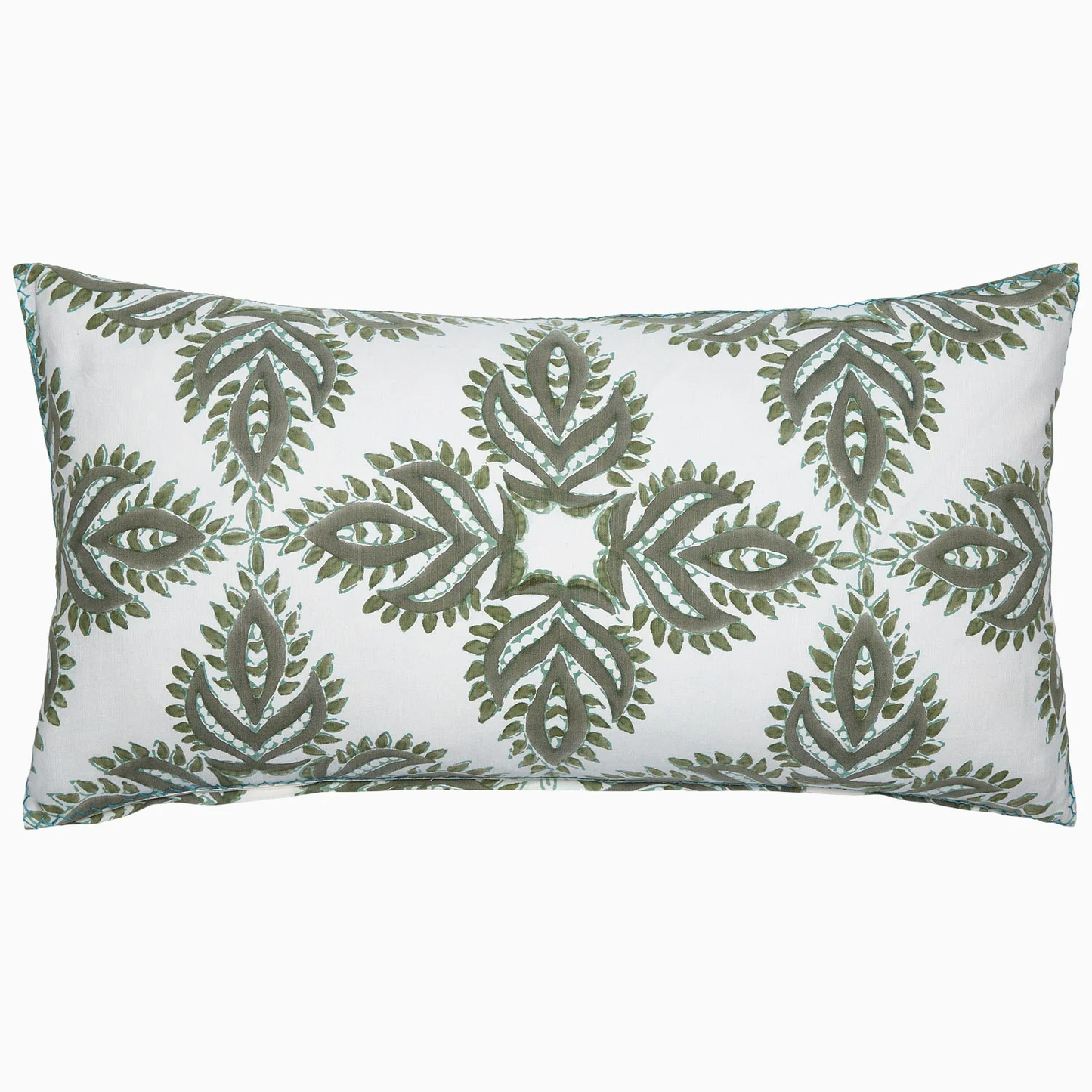 John Robshaw Verdin Dark Sage Pillow