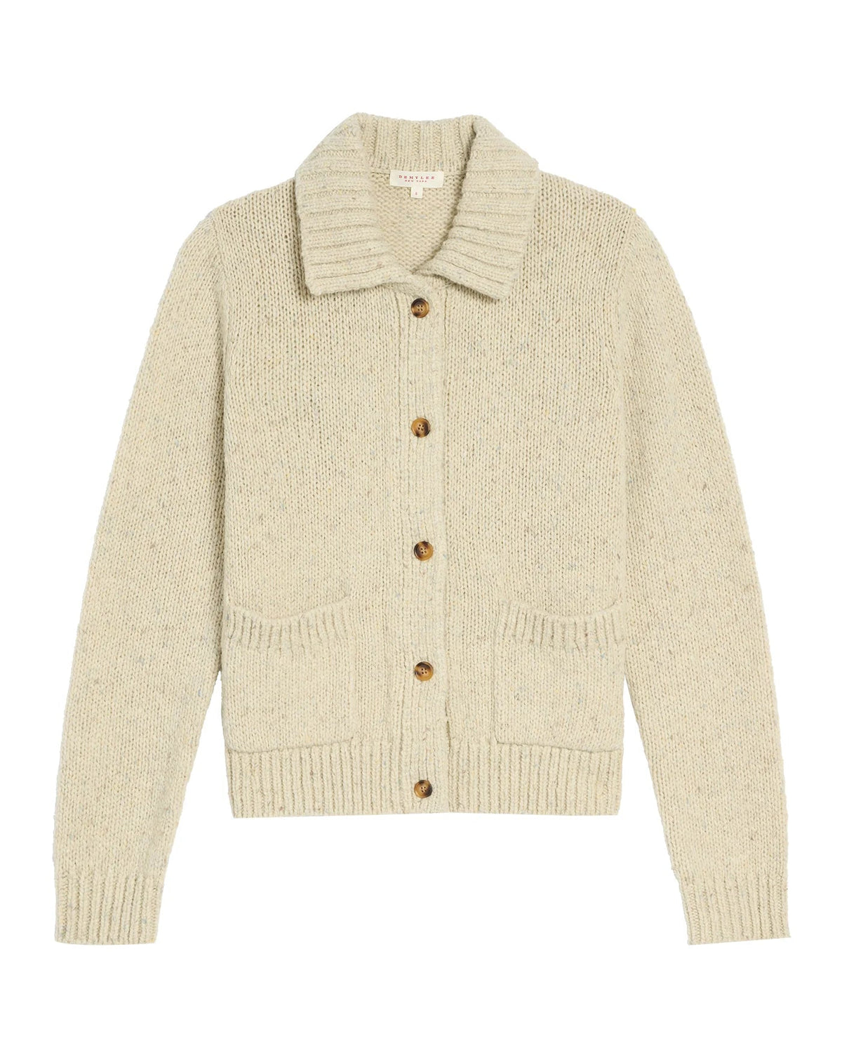 Demylee Julien Confetti Wool Alpaca Cardigan Paper-Demylee-Thistle Hill