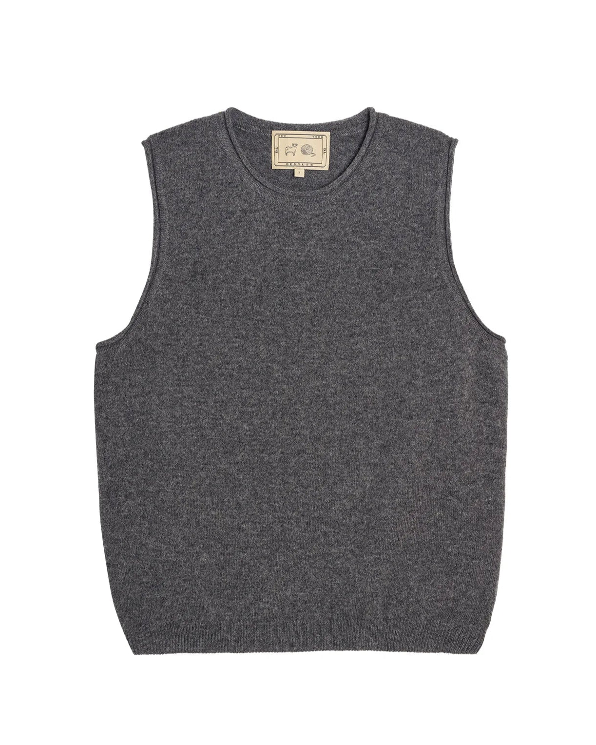 Demylee Kaileigh Cashmere Top Dark Heather Grey-Demylee-Thistle Hill
