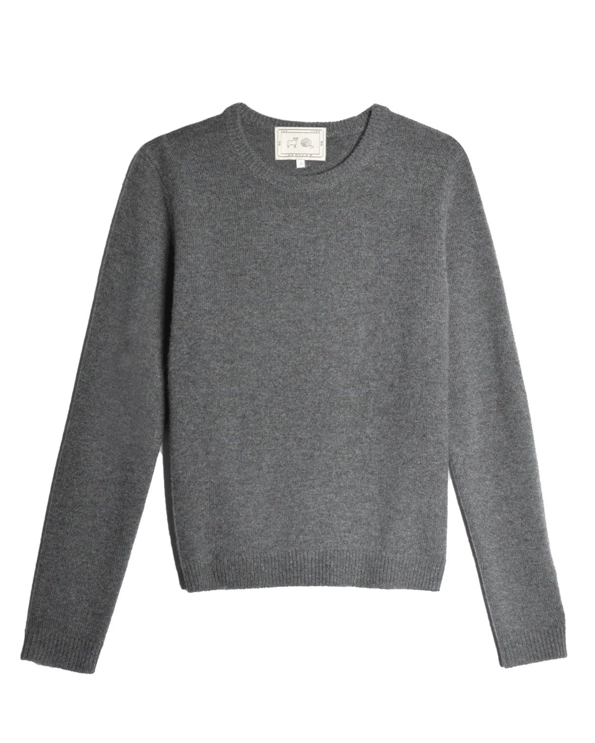 Demylee Lulu Cashmere Sweater Dark Heather Grey-Demylee-Thistle Hill