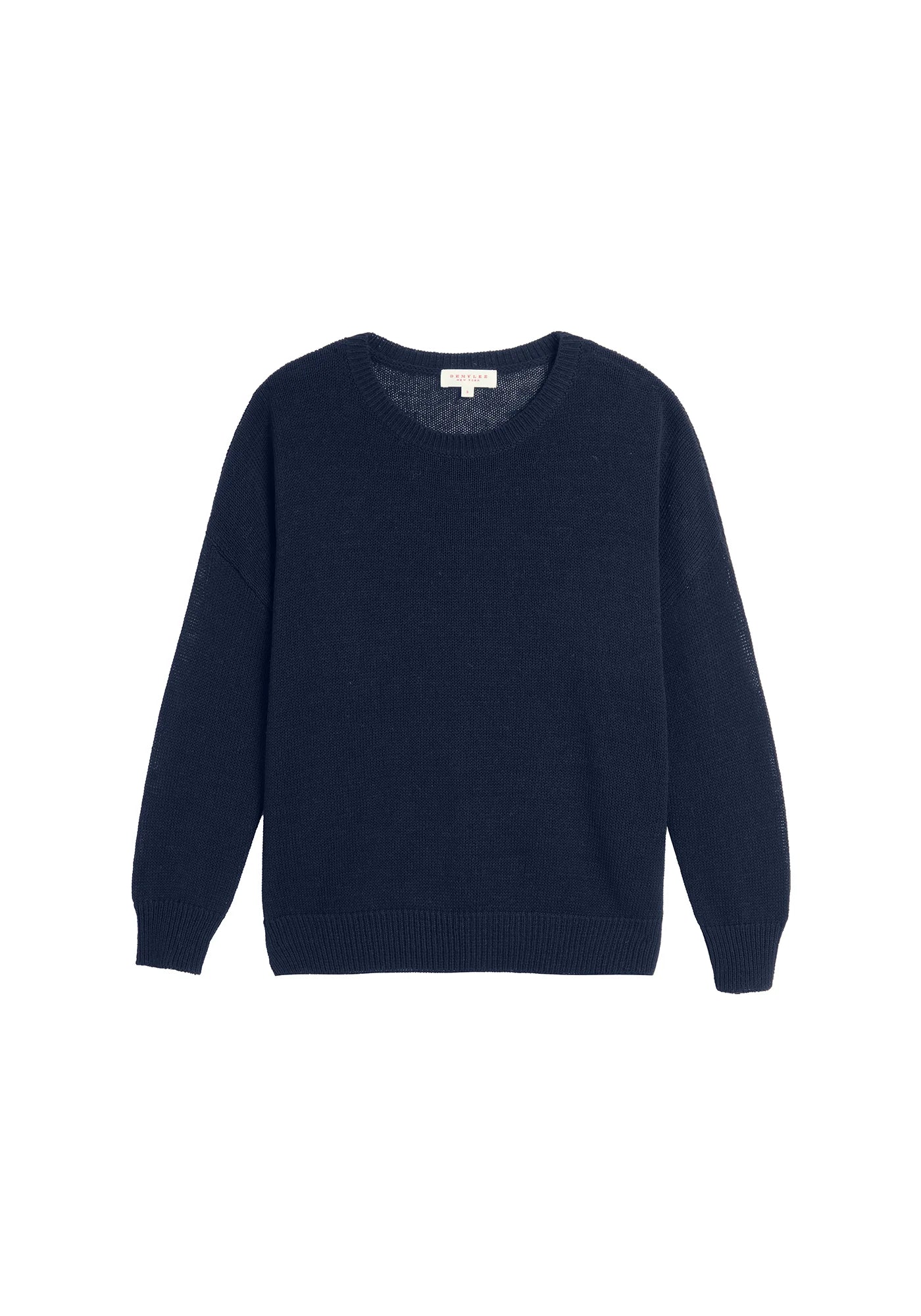 Demylee Nadin Cotton Linen Sweater Navy-Demylee-Thistle Hill