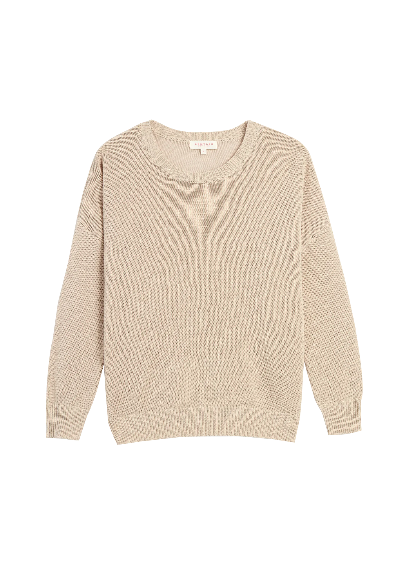 Demylee Nadin Cotton Linen Sweater Pearl Barley-Demylee-Thistle Hill